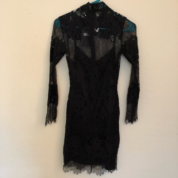 NWT Bodycon Lace Slip Dress - Picture 2 of 3